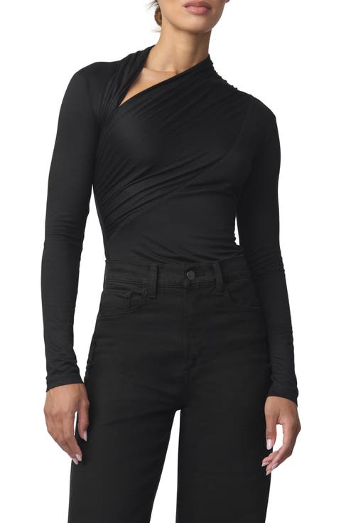The Avery Asymmetrical Long Sleeve Top