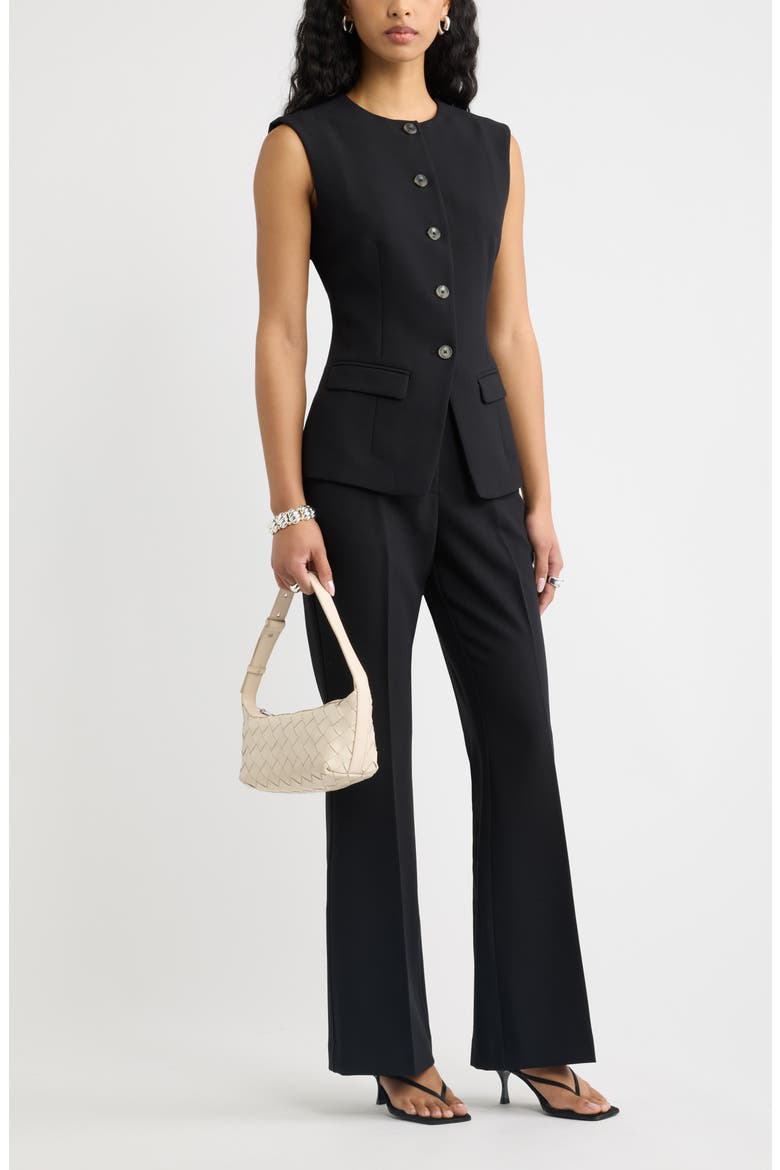 Icon Flare Pants, Alternate, color, BLACK
