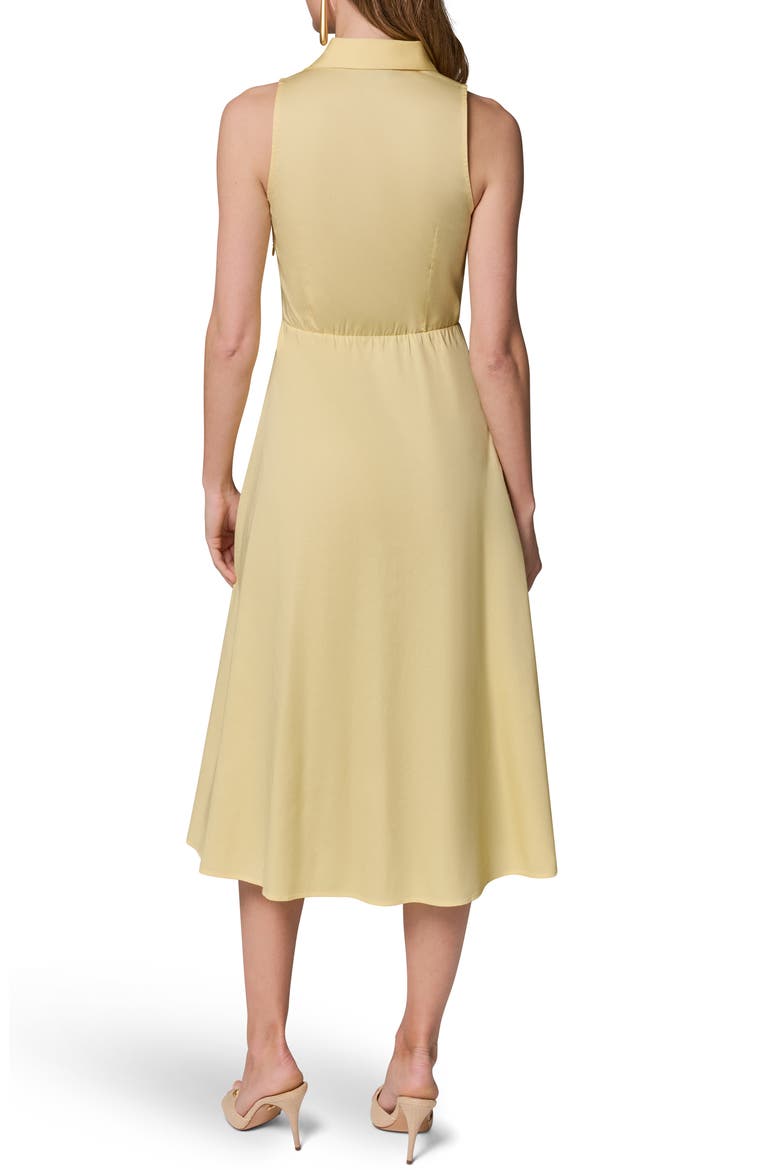 Sleeveless A-Line Midi Dress, Alternate, color, PANNA COTT