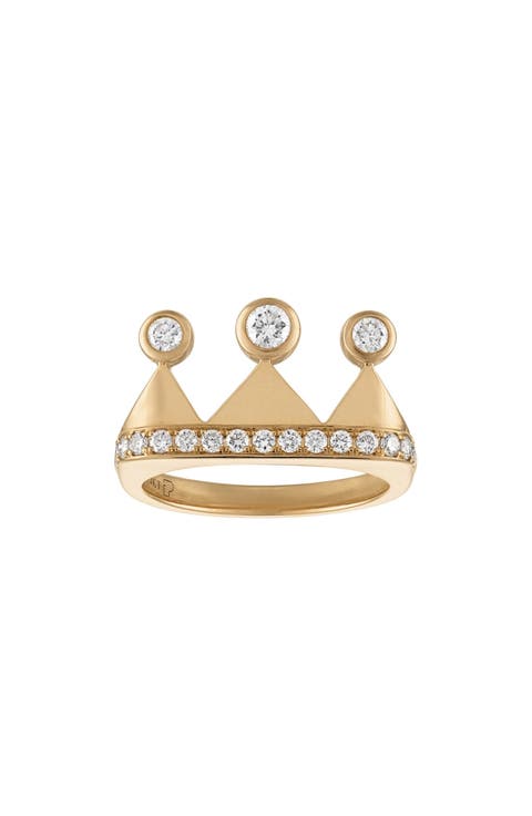 Queen for a Day Gold Diamond Ring