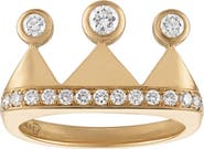 EDEN PRESLEY Queen for a Day Gold Diamond Ring