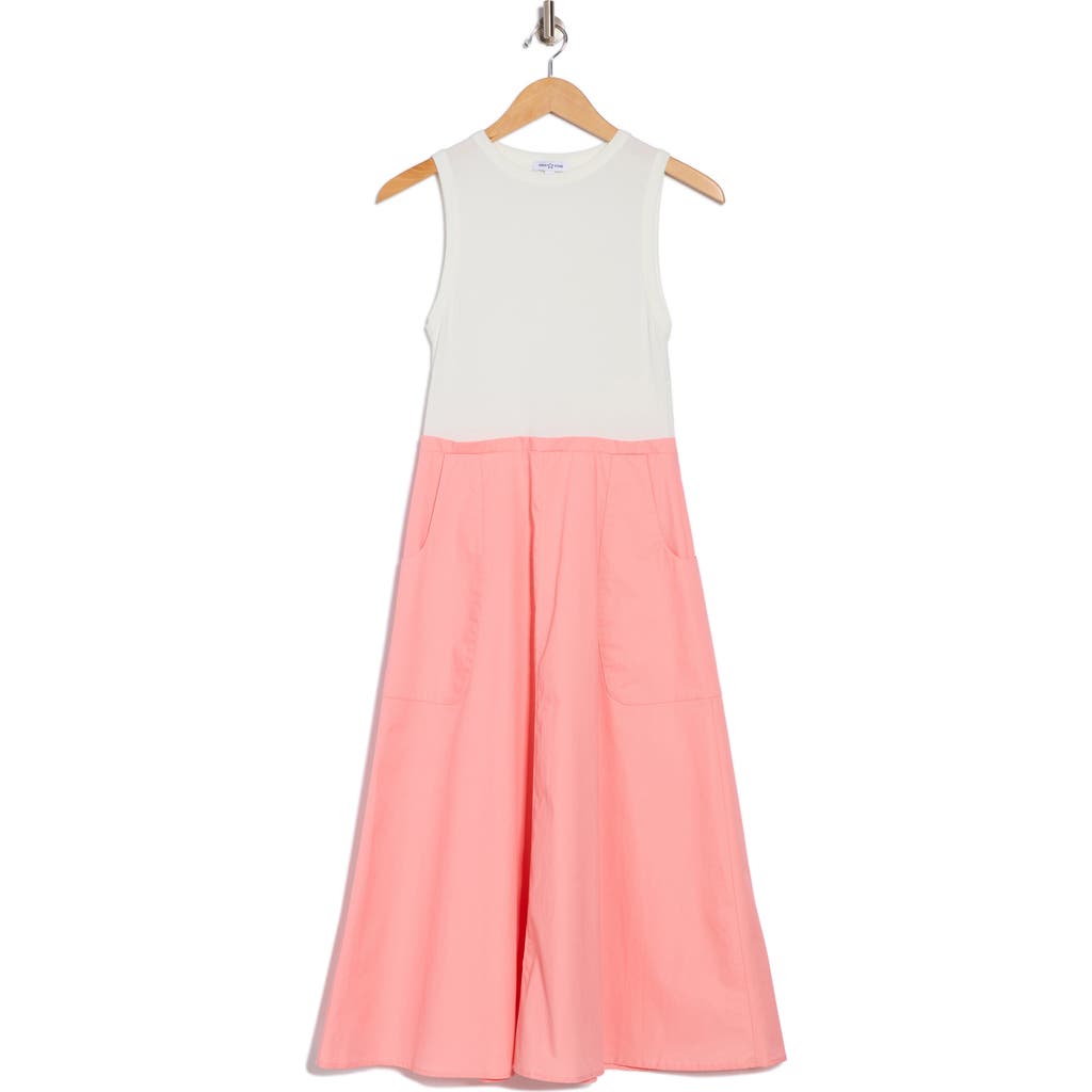 Area Stars Kia Sleeveless Mixed Media Dress