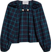 NACKIYÈ Grand Bazaar Plaid Cotton Top