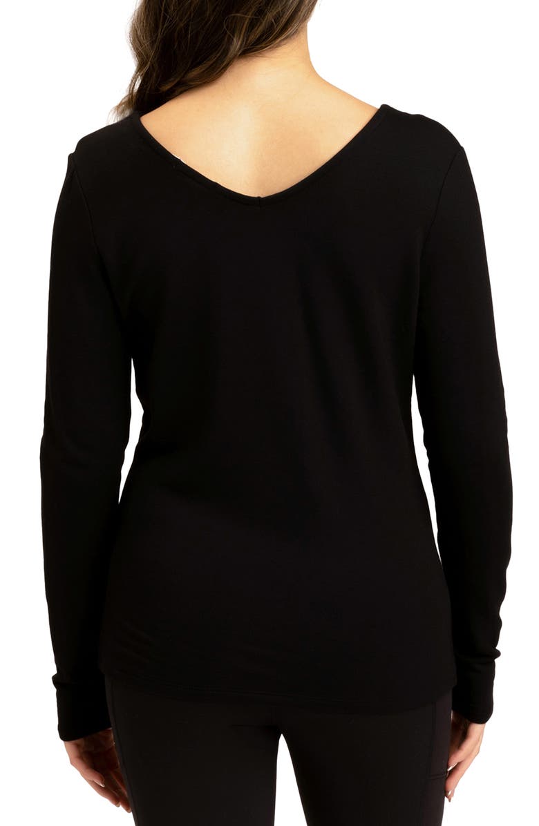 Threads 4 Thought Lorelai Feather Fleece Top, Alternate, color,