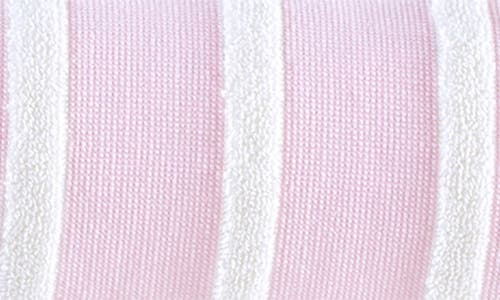 Brooks Brothers Bermuda Contrast Border Bath Towel In Pink