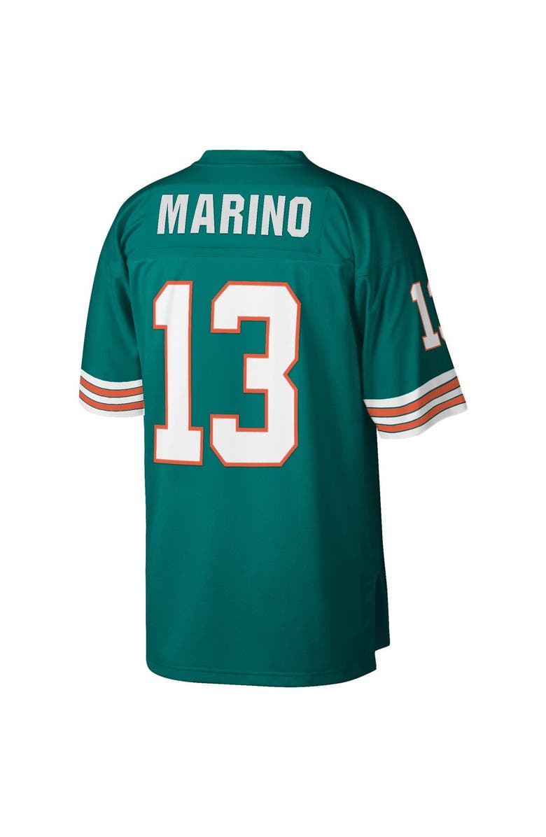 Mitchell & Ness Men's Mitchell & Ness Dan Marino Aqua Miami Dolphins Legacy Replica Jersey, Alternate, color, Aqua