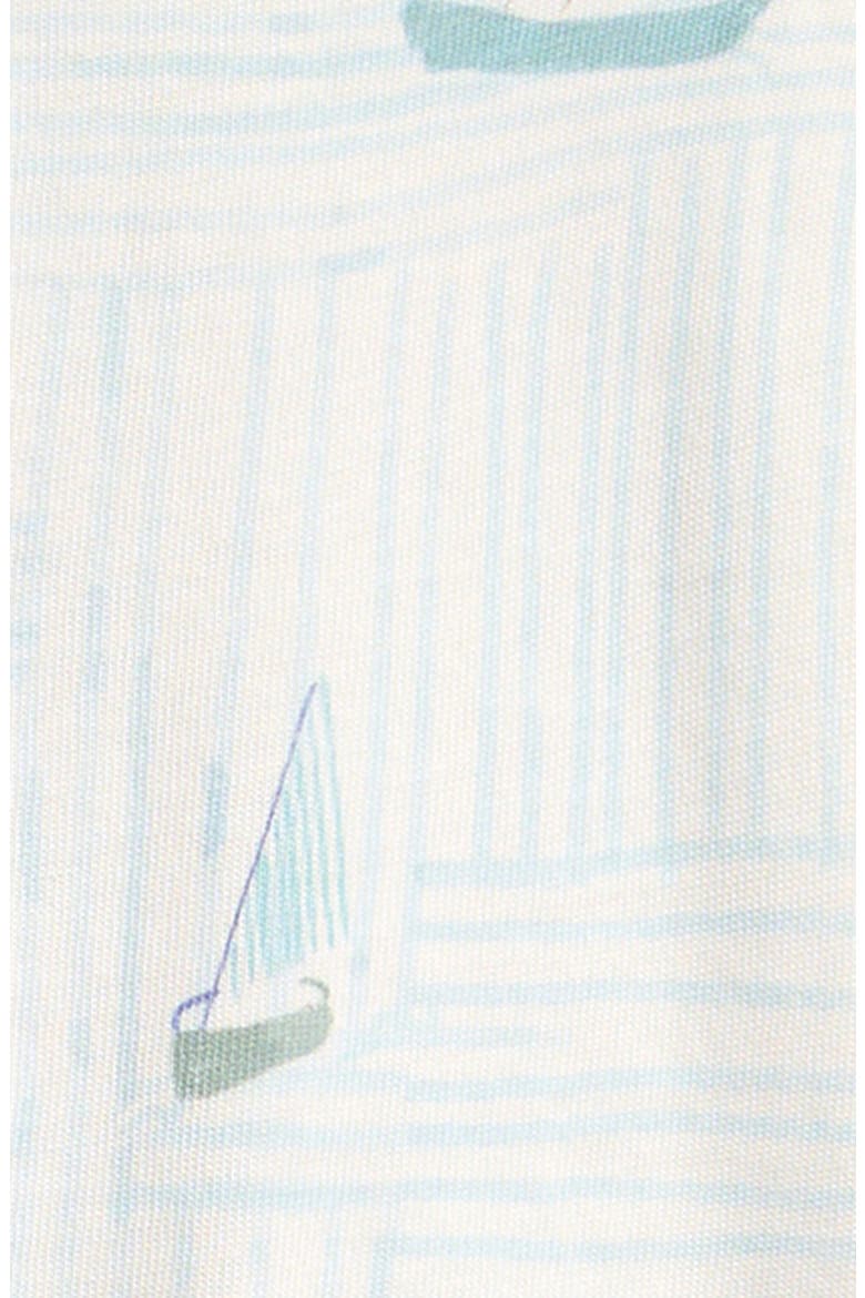 Kids' Patch Pocket Organic Cotton Romper, Alternate, color, SET SAIL