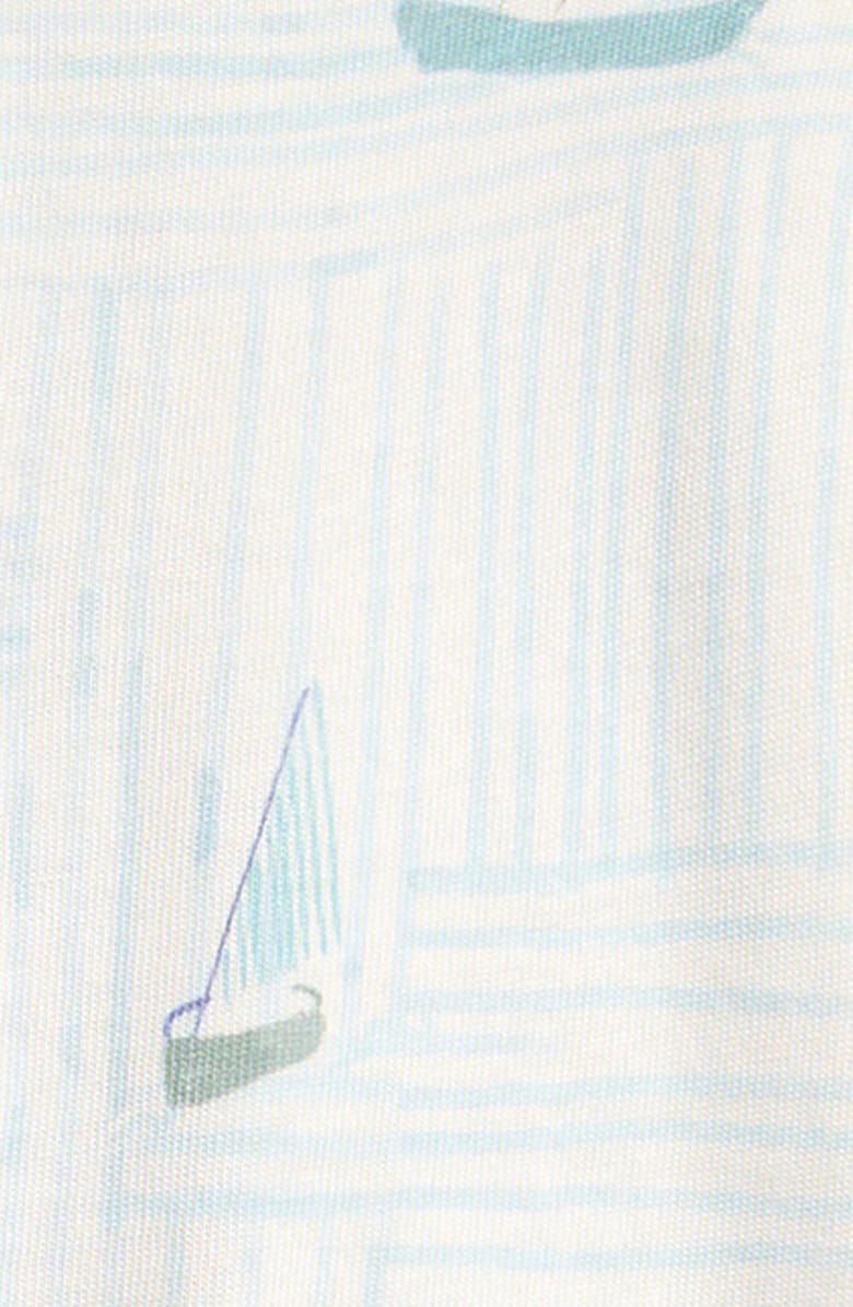 Pehr Kids' Patch Pocket Organic Cotton Romper, Alternate, color, Set Sail