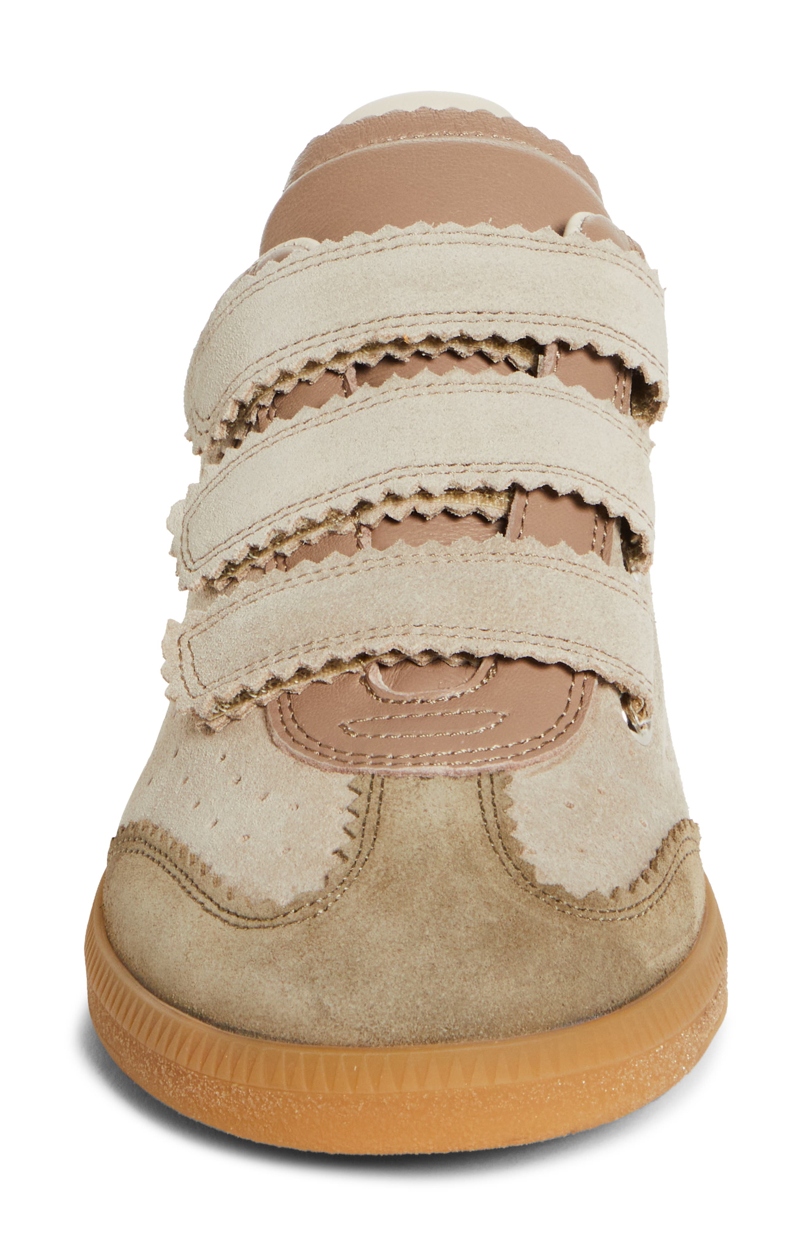 Isabel Marant Beth Low Top Sneaker, Alternate, color, Taupe