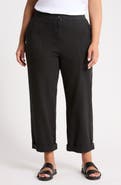 Eileen Fisher Organic Cotton Ankle Straight Leg Pants