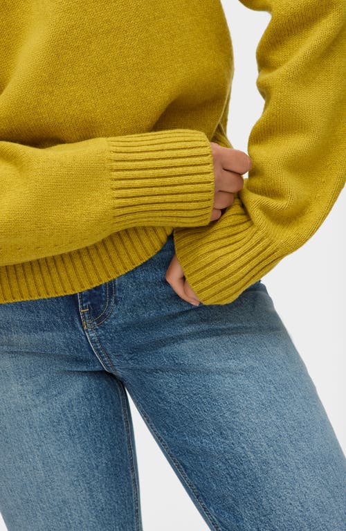 Aligne Dion Knitted Sweater Hot Mustard In Green