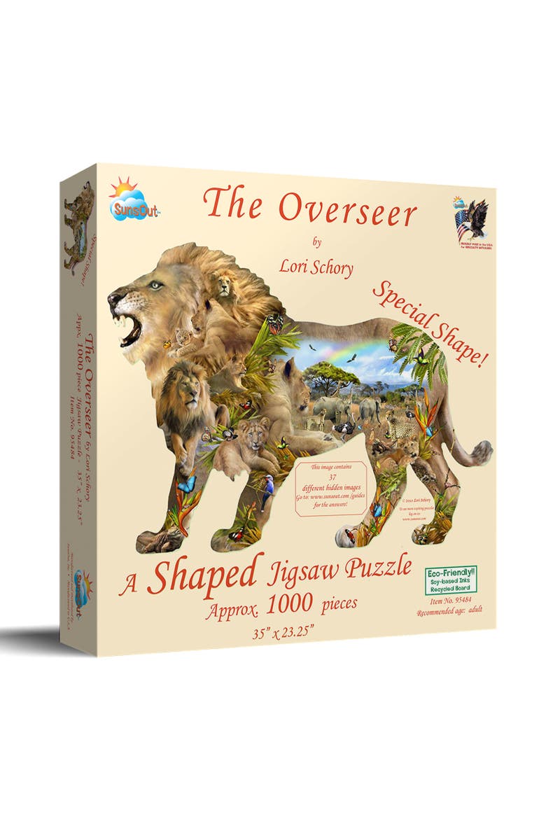 The Overseer 1000 piece Jigsaw Puzzle for Adults Shaped, Main, color, Multicolor