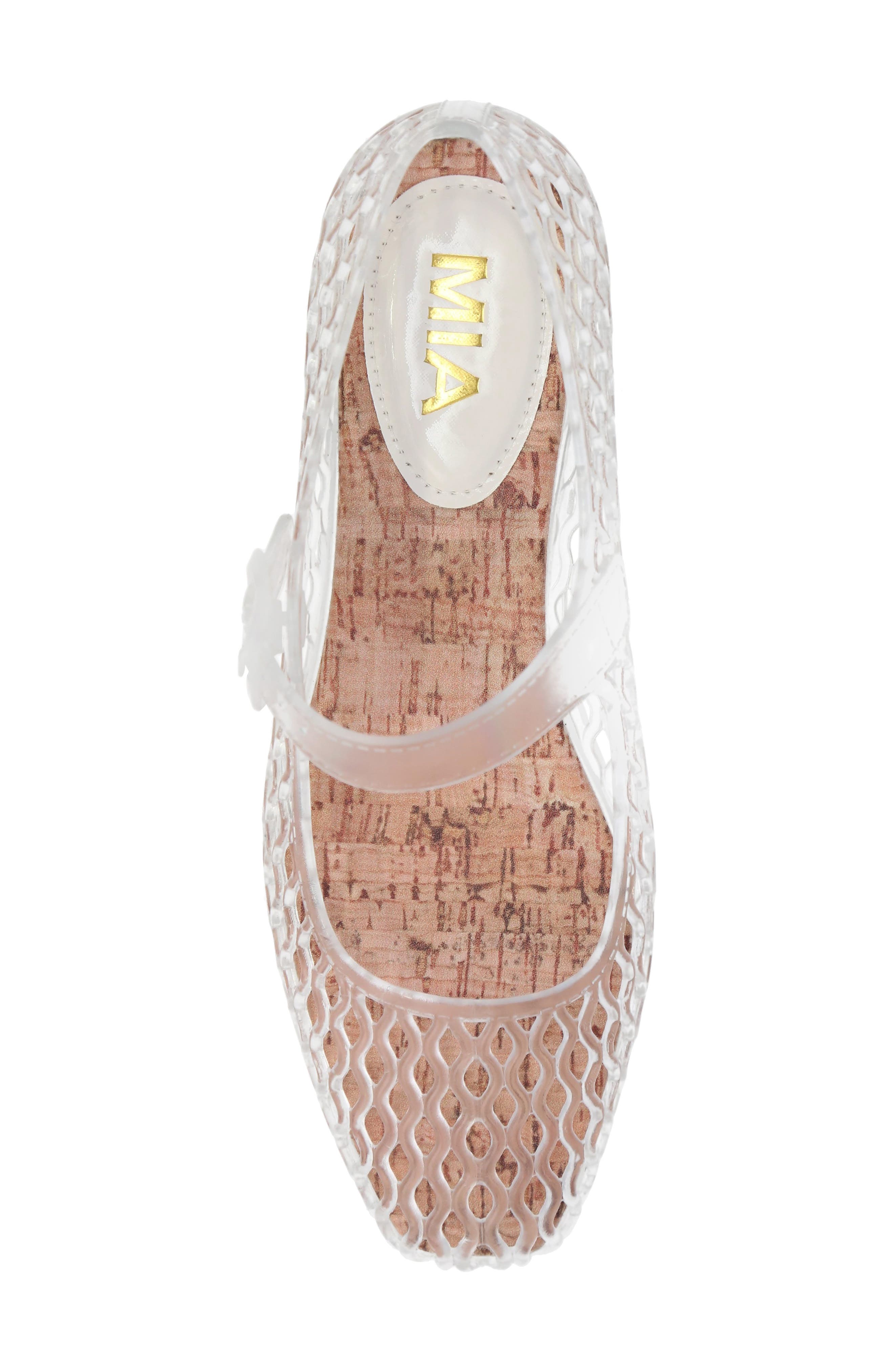 Coco Jelly Flat, Alternate, color, CLEAR