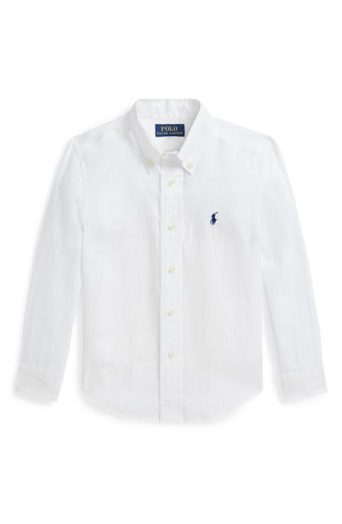 Kids
Solid Linen Button-Down Oxford Shirt (Toddler
Little Kid)