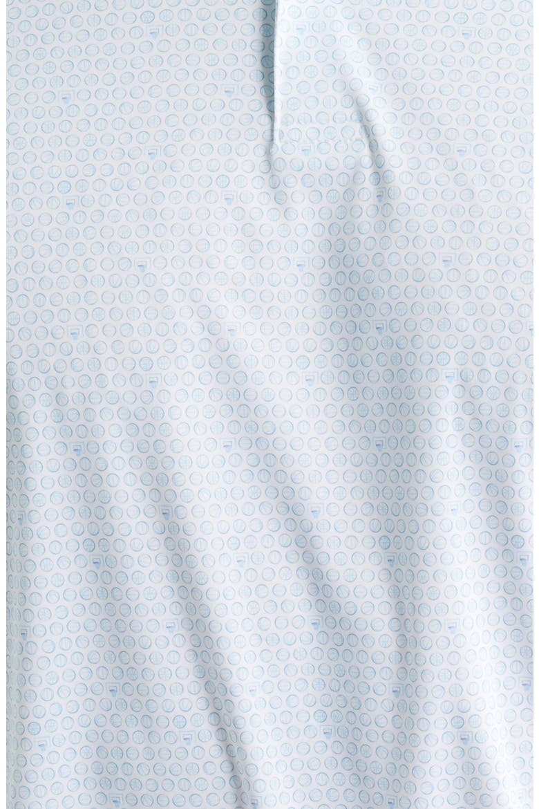 Hoops Featherweight Performance Polo, Alternate, color, WHITE/BLUE