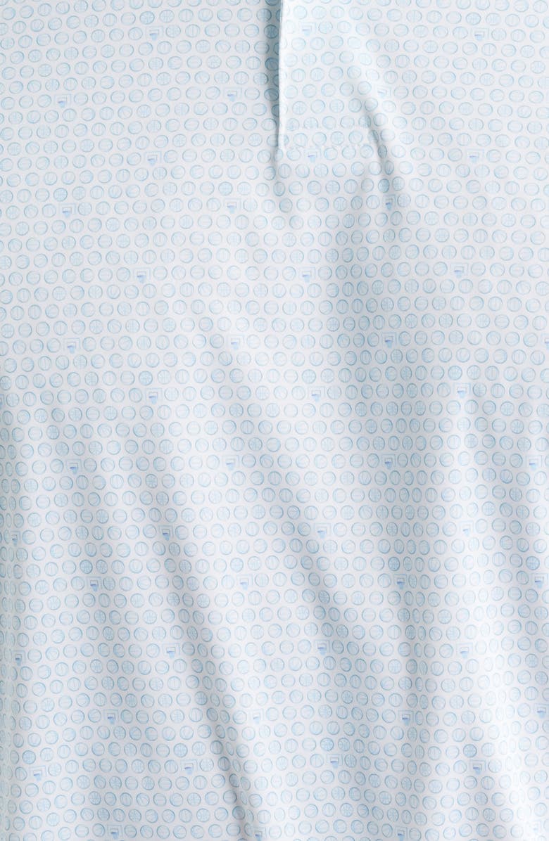 Peter Millar Hoops Featherweight Performance Polo, Alternate, color, White/Blue
