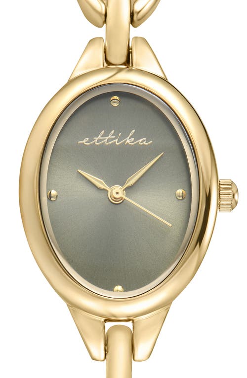 Ettika Oval Mariner Chain Watch In Gold