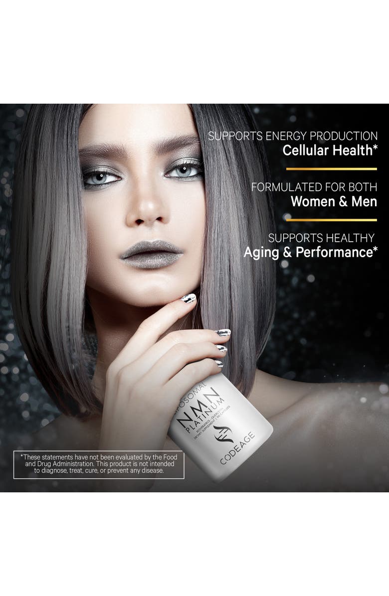 Codeage Liposomal NMN Supplement, NAD precursor, Resveratrol, Betaine, Riboflavin & B12, Quercetin, 90 ct, Alternate, color,