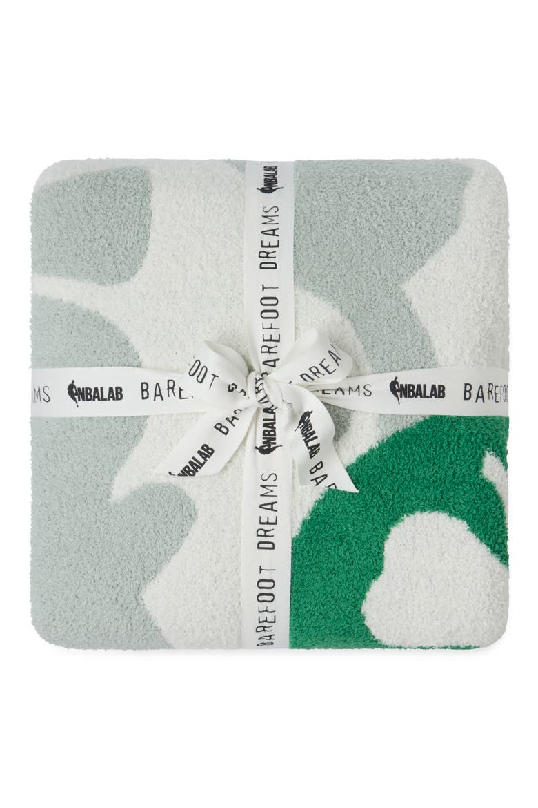 CozyChic® Boston Celtics Throw Blanket, Alternate, color, PEARL MULTI