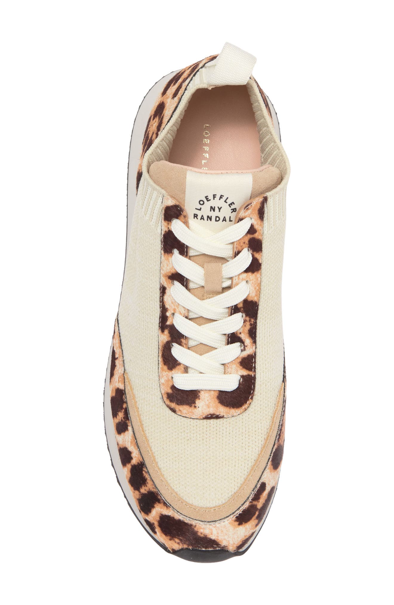 Loeffler Randall Remi Genuine Calf Hair Detail Sneaker, Alternate, color, 