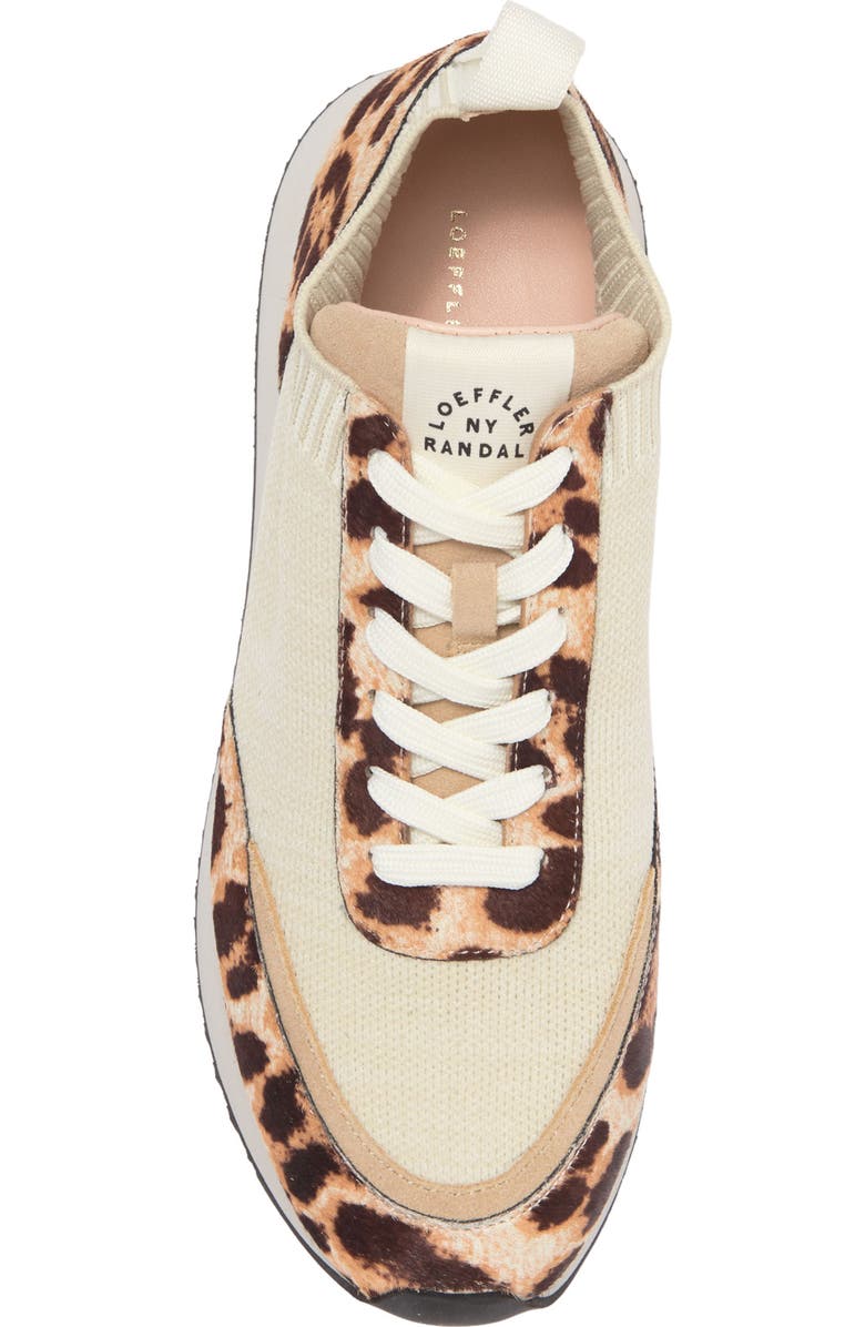 Loeffler Randall Remi Genuine Calf Hair Detail Sneaker, Alternate, color,