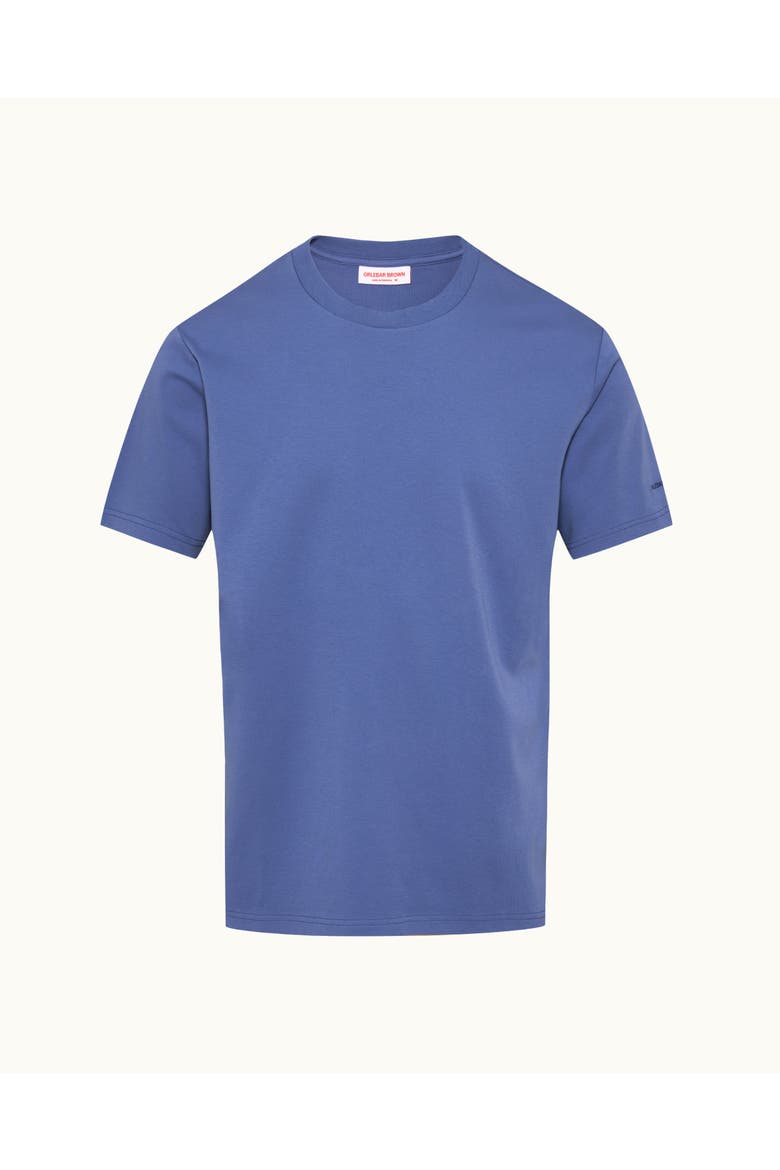 Ob Standard Easy Fit Interlock Cotton Jersey T-Shirt, Alternate, color, NIGHTFALL BLUE
