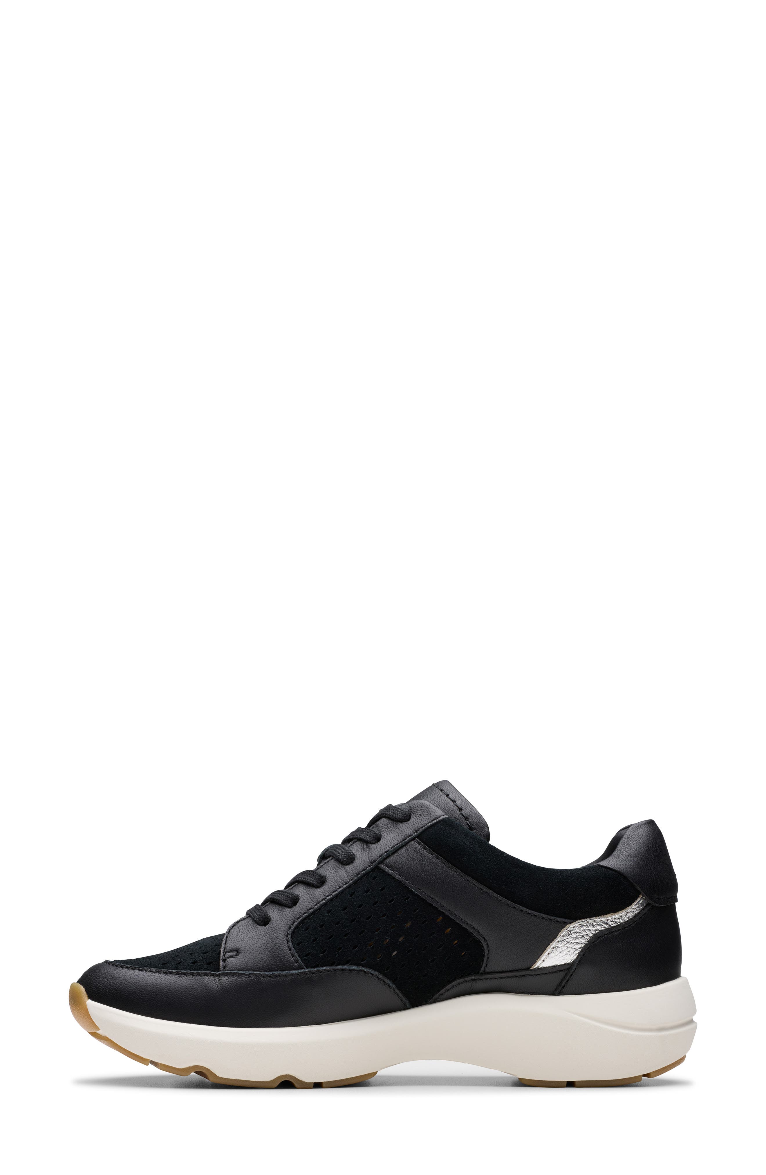 Clarks<sup>®</sup> Tivoli Walk Sneaker, Alternate, color, Black Combi