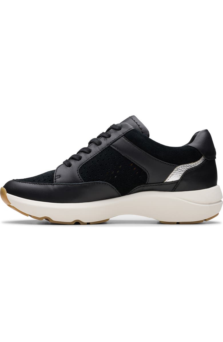 Clarks<sup>®</sup> Tivoli Walk Sneaker, Alternate, color, Black Combi
