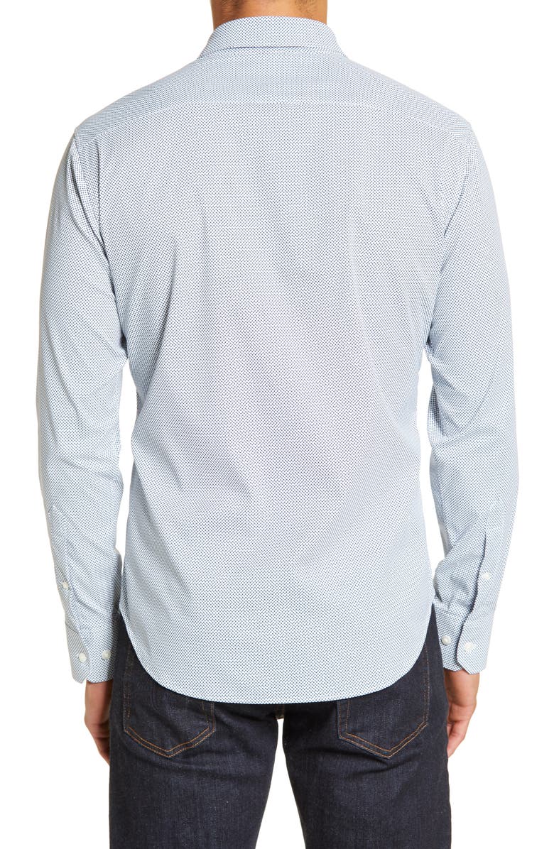 Bonobos Slim Fit Print Stretch Button-Up Shirt, Alternate, color,