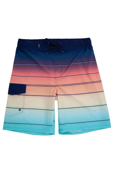 Quick-Dry Swim Trunks with Elastic Waist (Liner-Free)