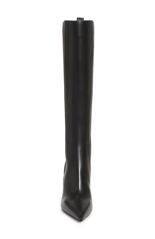 Christian Louboutin Pumppie Botta Red Sole Leather Knee-high Boots In Black