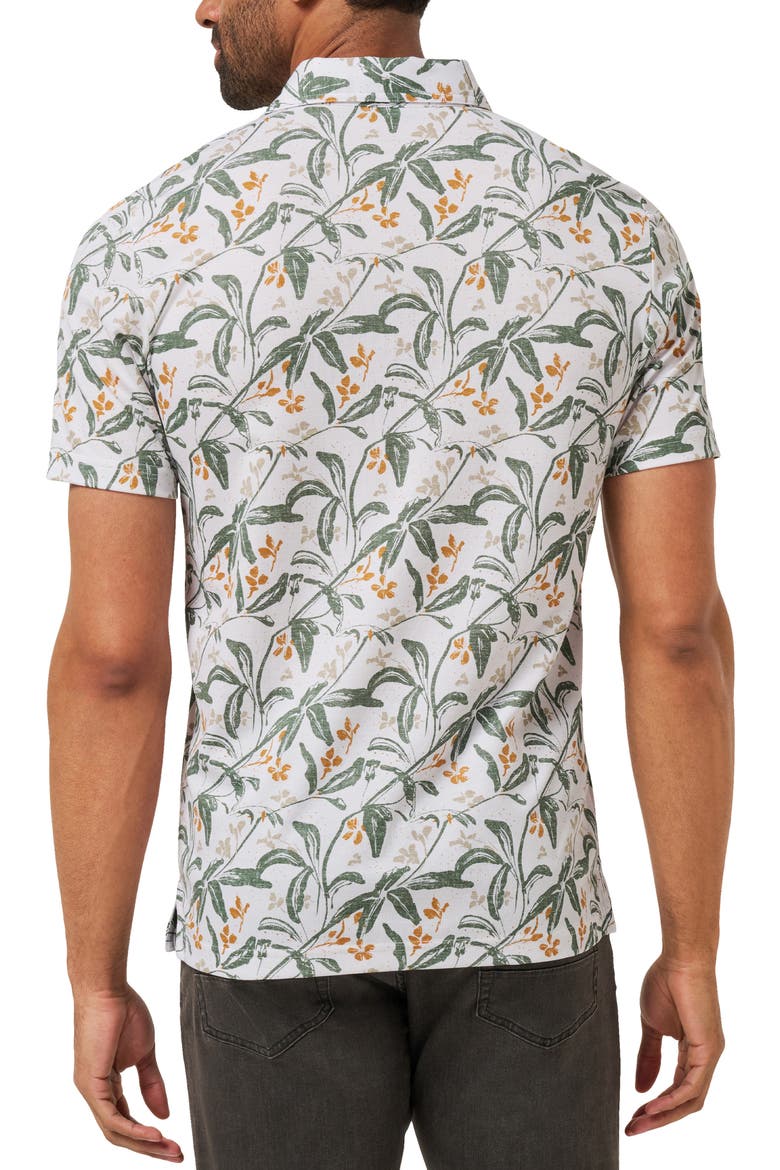 Relationship Status Floral Polo, Alternate, color, WHITE