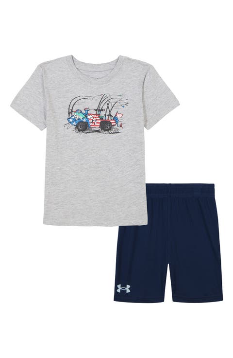 Kids' Amphibious Ride Graphic T-Shirt & Shorts Set (Toddler)