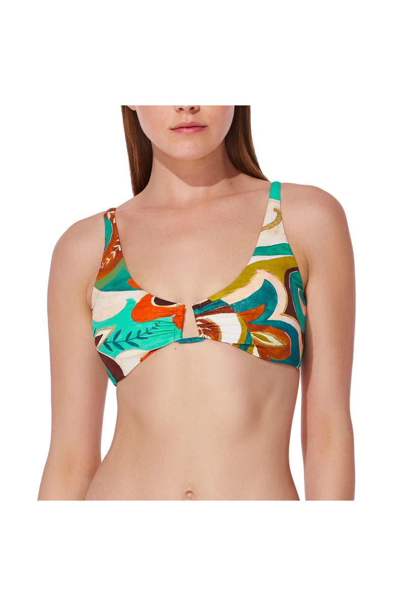 Gottex Porto U Wire Bikini Top, Alternate, color, Multi-Brown