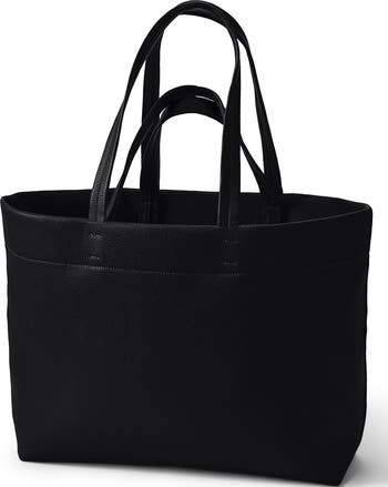 Faux Leather Tote