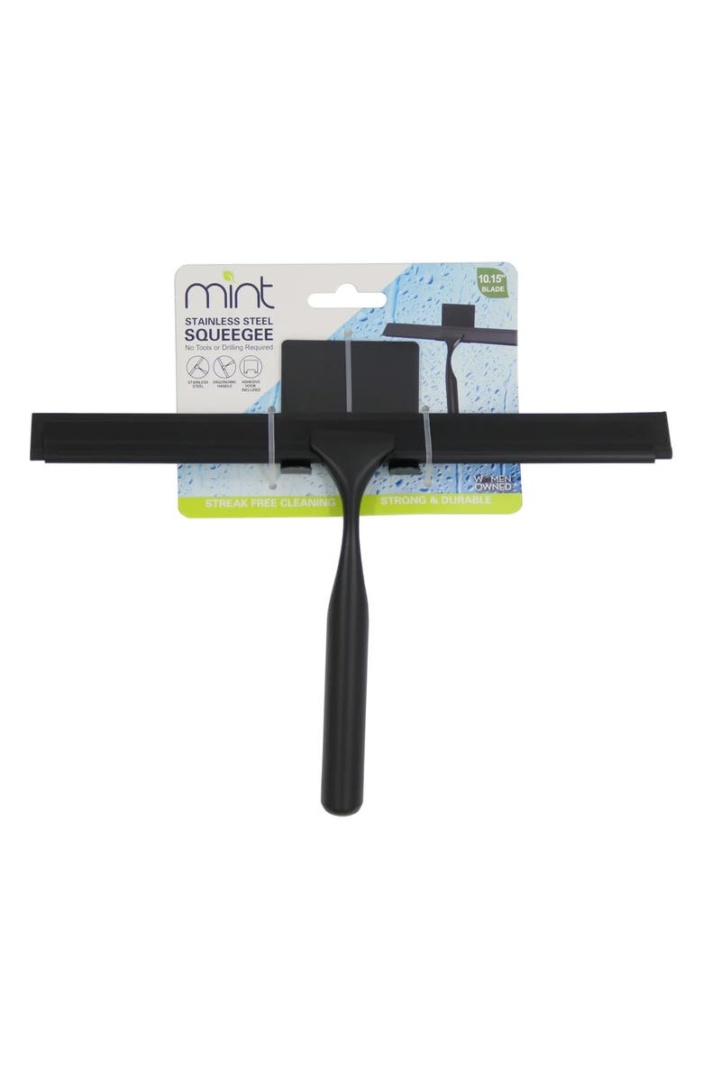 J AND V TEXTILES 3-Pack Shower Squeegees, Alternate, color, Black