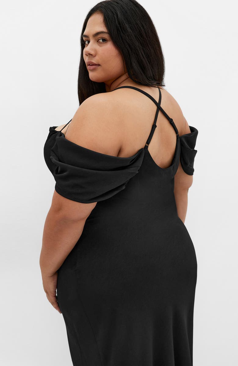 City Chic Cady Cold Shoulder Dress, Alternate, color, 