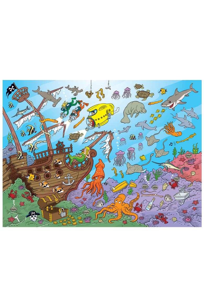 101 Things to Spot Sea 100 Piece Puzzle, Alternate, color, Multicolor