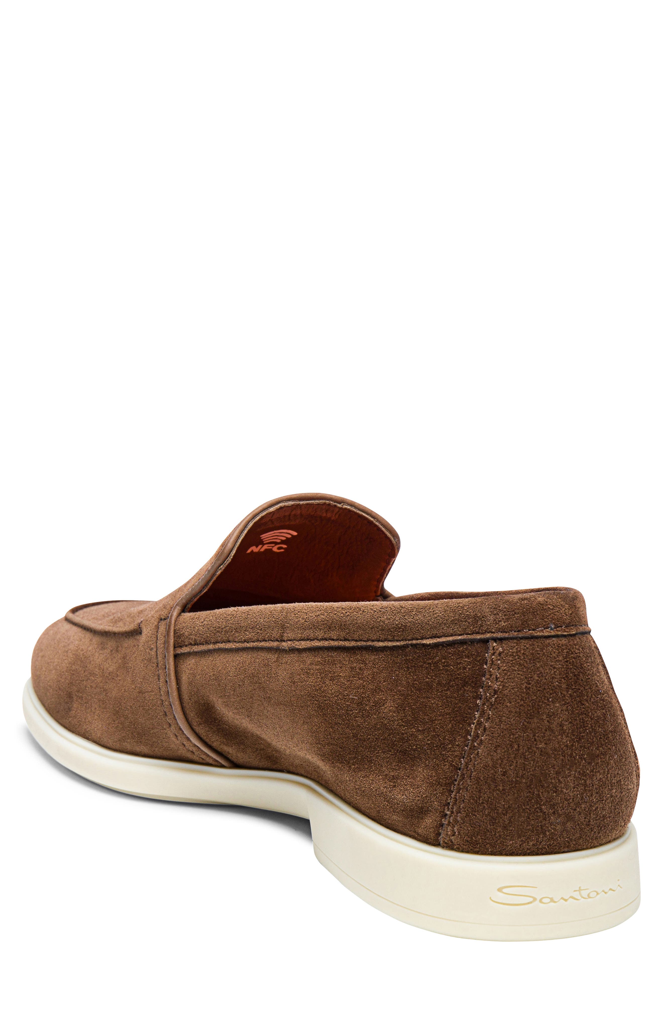 Santoni Malibu Loafer, Alternate, color, Brown-M21