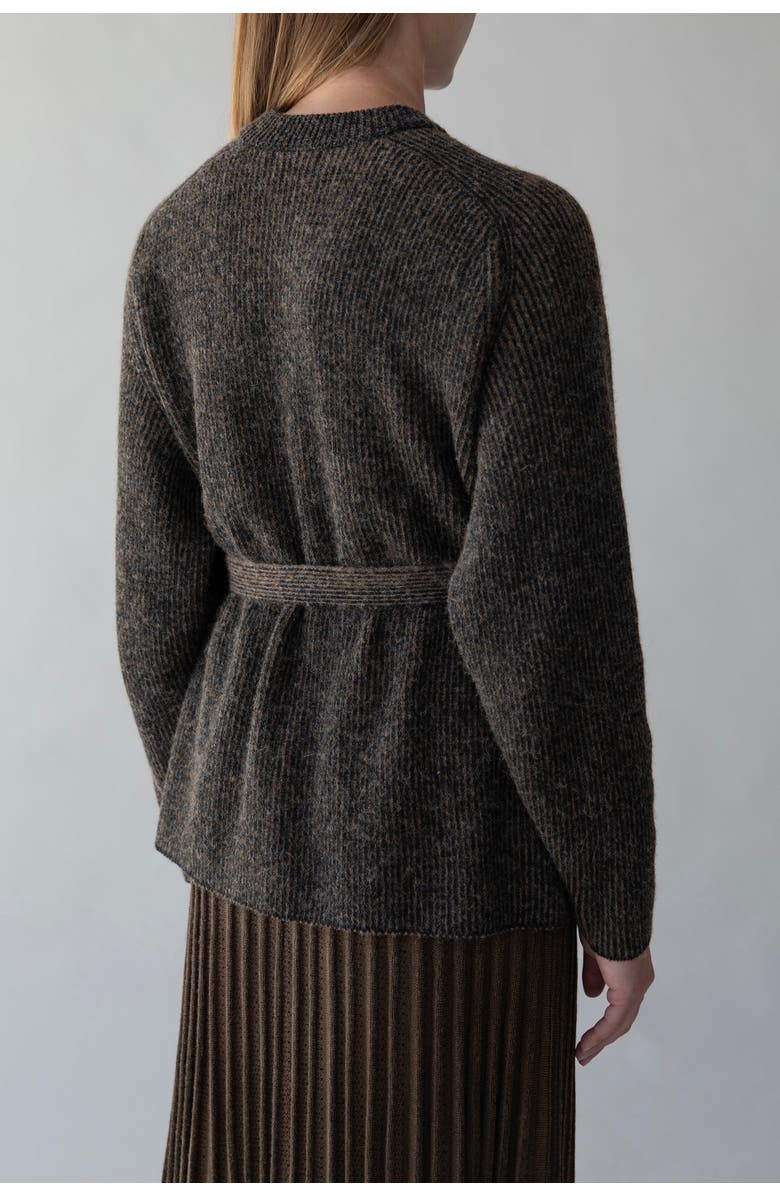 SSKEIN Lesse Cardigan, Alternate, color, Black