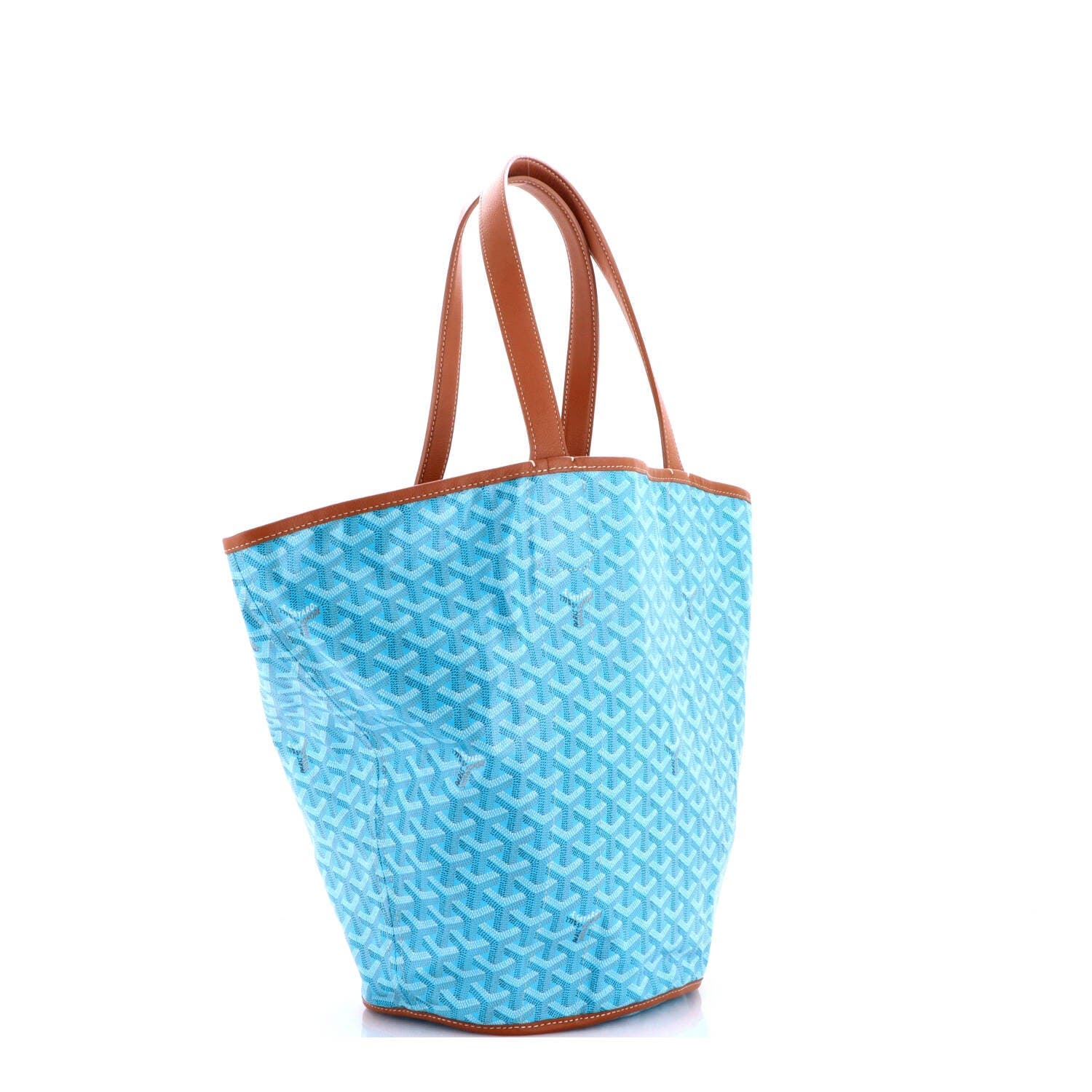 Belharra Reversible Tote Coated Canvas, Alternate, color, Blue