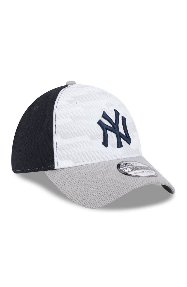New Era Men's New Era Navy/Gray New York Yankees 2025 MLB Clubhouse 39THIRTY Flex Hat, Alternate, color, 