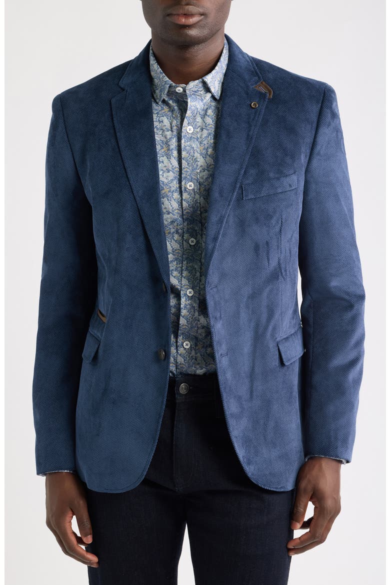 Harding Bib Sport Coat, Alternate, color, NAVY PLUSH