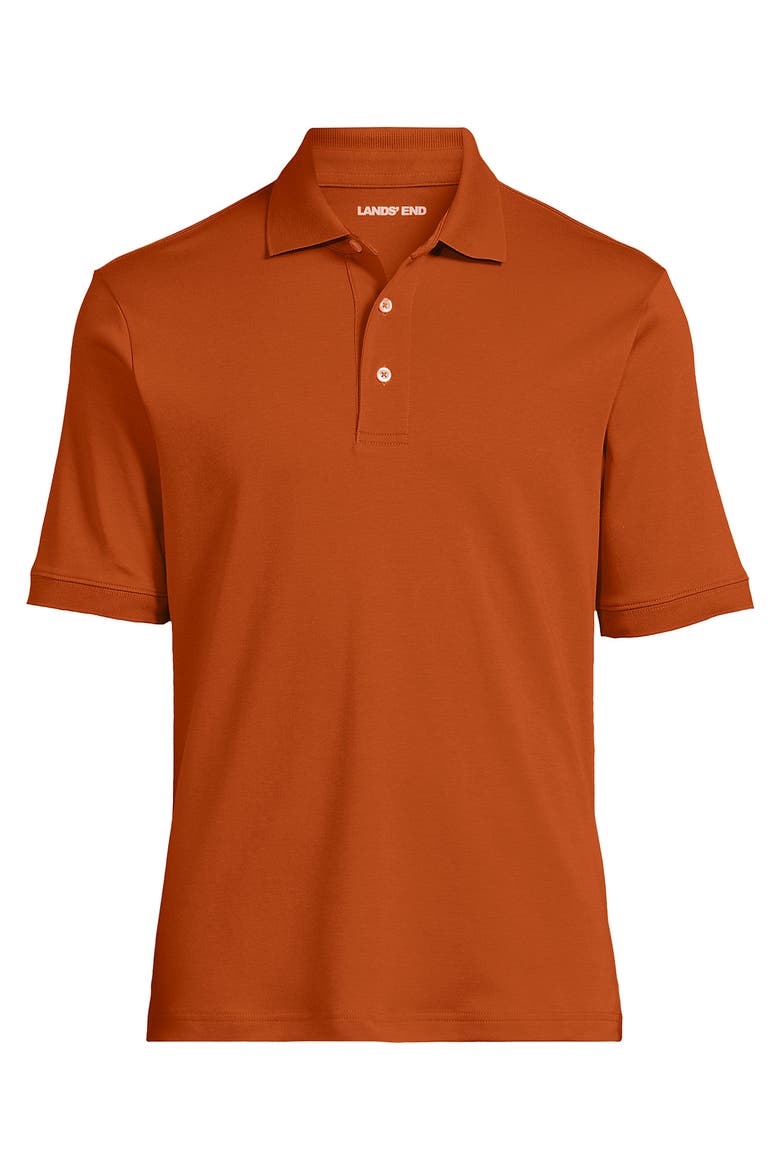 Short Sleeve Cotton Supima Polo Shirt, Alternate, color, Desert Clay
