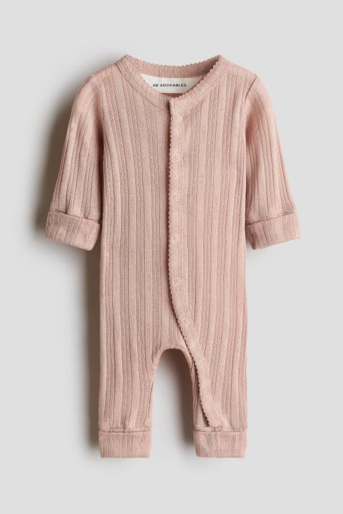 Cotton Pointelle Jumpsuit