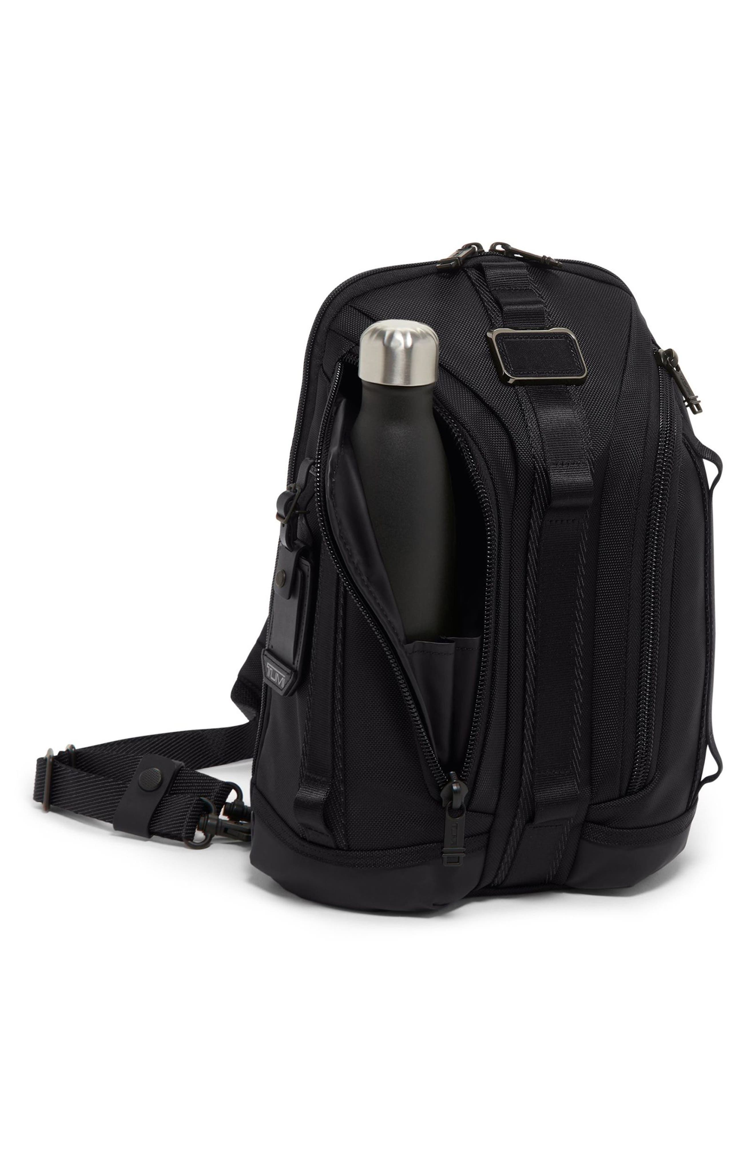Knight Sling Bag, Alternate, color, BLACK