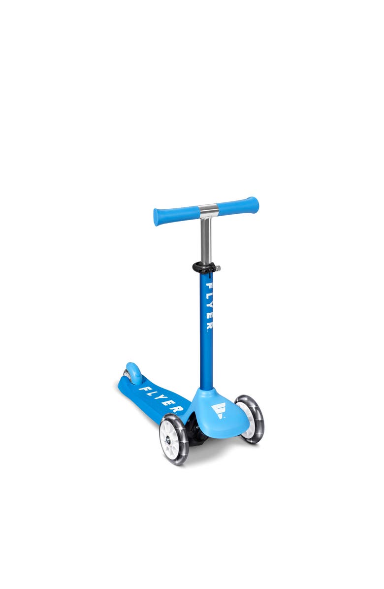 Radio Flyer Flyer Glider Jr. Scooter with Light Up Wheels, Main, color, Blue