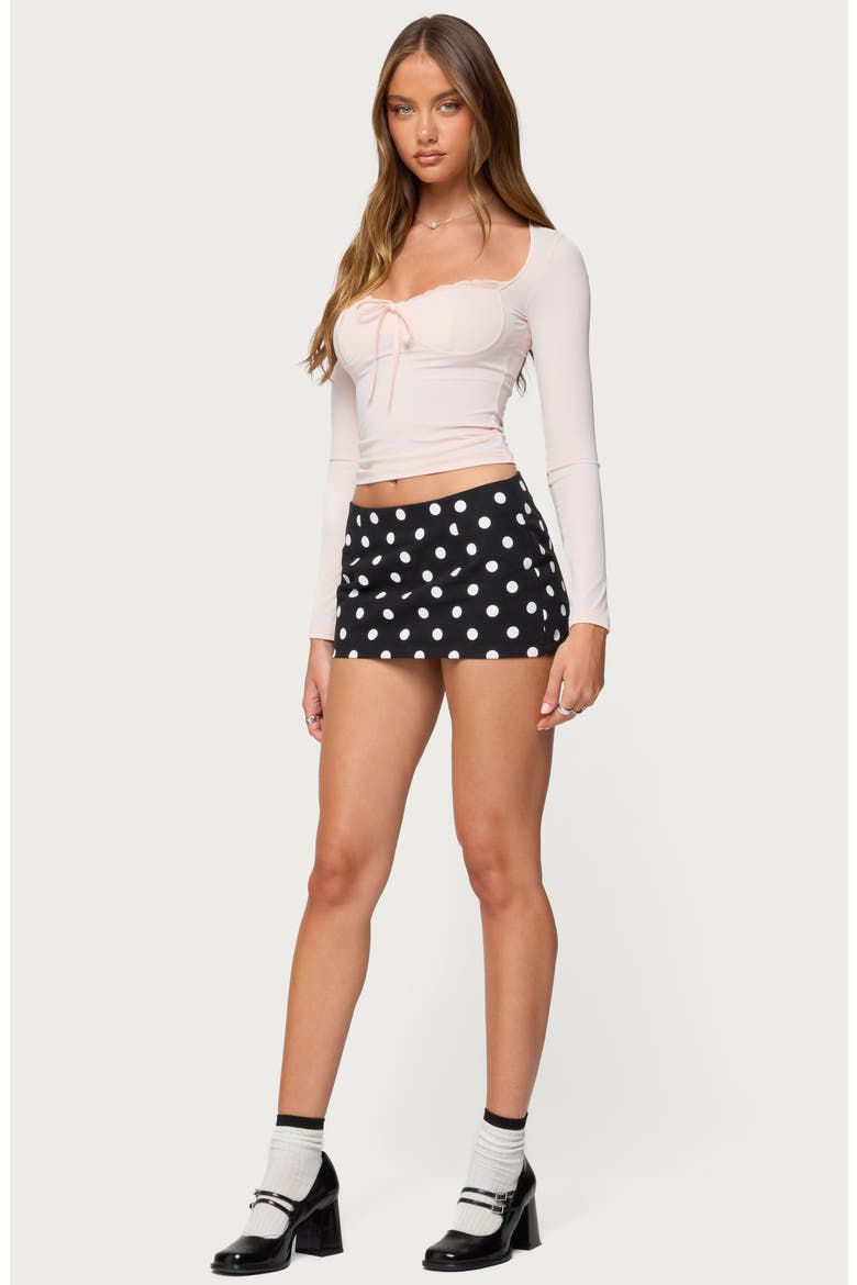 Orla Peekabo Crop Top, Alternate, color, LIGHT-PINK
