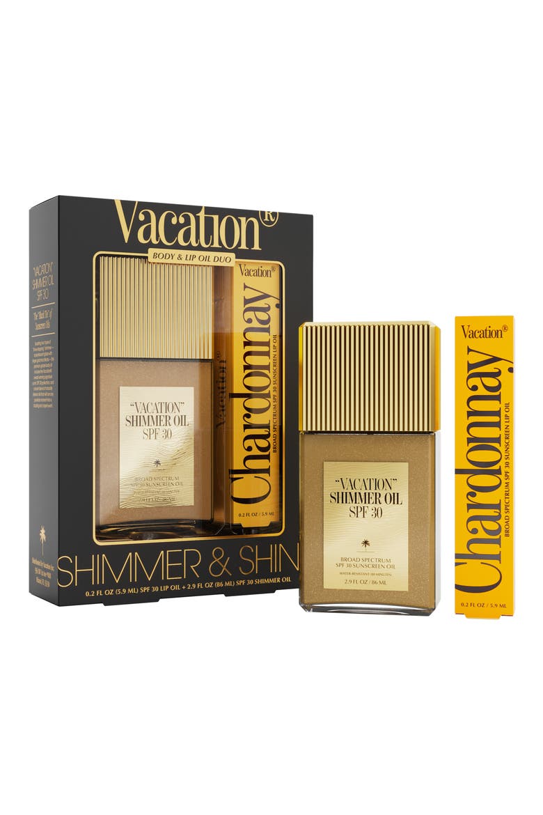 Shimmer & Shine Body & Lip Oil Set $54 Value, Main, color, NO COLOR