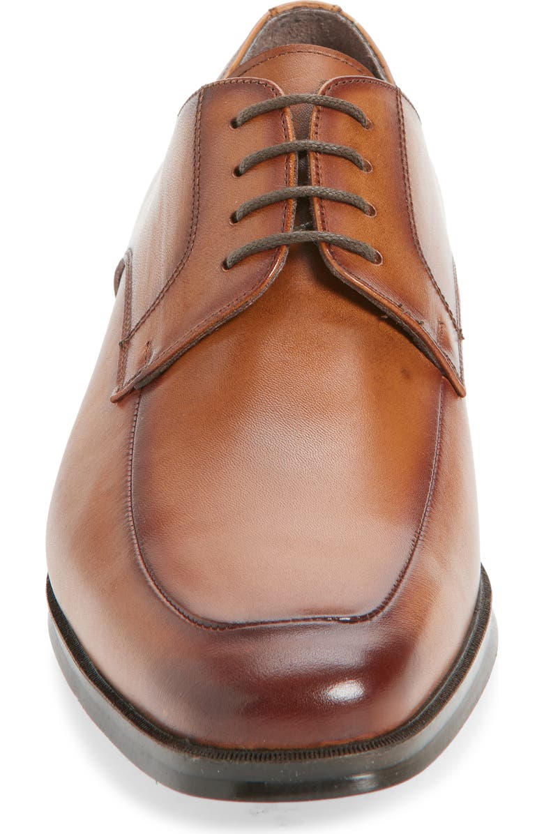Bruno Magli Pio Leather Derby, Alternate, color, Cognac